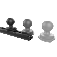 RAP-TRACK-DR-38U - End-Loading Composite Tough Track Overall Length: 38",",�