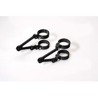 LSL Long Headlight Brackets With Indicator Holes  Clamps
