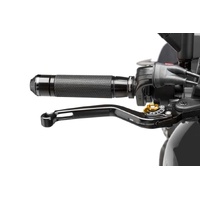 Puig Unfoldable 2.0 Brake Lever (Black Lever, Gold Adjuster)