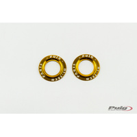Puig Coloured Rings For PHB19 Front Fork Protectors (Gold)