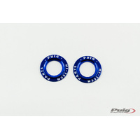 Puig Aluminium Rings For Swing Arm Protectors (Blue)