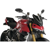 Puig New Generation Sport Screen For Ducati Streetfighter V2, V4/S 2020 - Onwards  (Black)