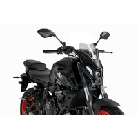 Puig New Generation Sport Screen For Yamaha MT-07 (2021 - Onwards) - Smoke