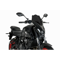 Puig New Generation Touring Screen For Yamaha MT-07 2021- Onwards (Dark Smoke)