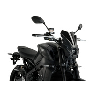 Puig Windshield New Generation Sport Screen For Yamaha MT-09/SP 2021 - Onwards (Black)