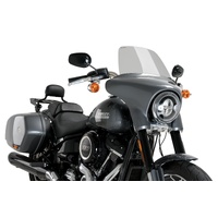 Puig High Road Touring Screen For Harley Davidson Softail Sport Glide FLSB (2018 - 2021) - Smoke