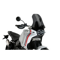 Puig Touring Screen For Ducati DesertX (2022 - Onwards) - Dark Smoke