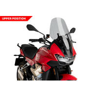 Puig Touring Screen For Moto Guzzi V100 Mandello (2023 - Onwards) - Smoke