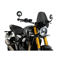 Puig New Generation Sport Screen For Triumph Speed 400 / Scrambler 400 X (2024 - Onwards) - Dark Smoke