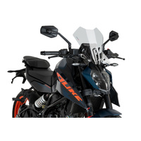 Puig Touring Screen For KTM 125/390 Duke (2024 - Onwards) - Clear