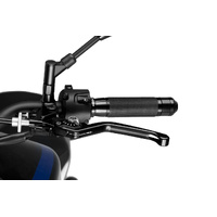 Puig Clutch Lever 3.0 (Unfoldable, Black Lever, Silver Adjuster)