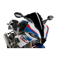 Puig Z Racing Screen Compatible with BMW S1000RR / M1000RR (Black)