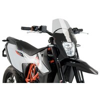 Puig Naked New Generation Sport Screen Compatible With KTM 690 Enduro R/SCM R (Light Smoke) 