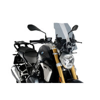 Puig Naked New Generation Touring Screen To Suit BMW R1250R (2019-onwards) Includes Supports - Smoke
