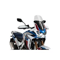 Puig Sport Screen To Suit Honda CRF1100L Africa Twin Adventure Sports (2020 - Onwards) - Clear