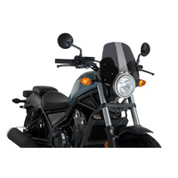 Puig New Generation Sport Screen For Honda CMX 500 Rebel (Dark Smoke)
