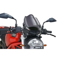 Puig New Generation Sport Screen For Ducati Monster 696/796/1100/S/Evo (Dark Smoke)