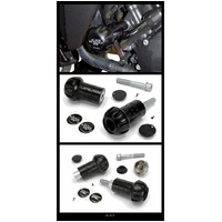 Puig R19 Frame Sliders For Various Ducati Monster Models (Black) 
