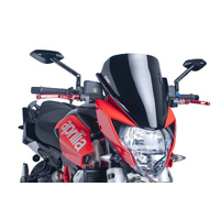 Puig Racing Screen For Aprilia Shiver 750 (2010 - 2016) - Dark Smoke