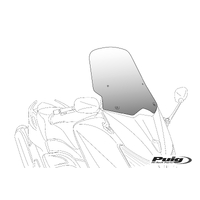 Puig Touring Screen For Piaggio MP# Yourban (Clear)