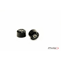 Puig Short Bar End Weights For Various Kawasaki Models (Black)