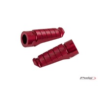 Puig Racing Style Footpegs (Colour: Red)