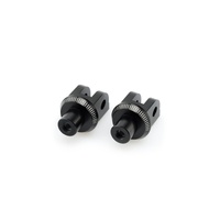 Puig Rider Footpeg Adaptors For Various Models (Black)