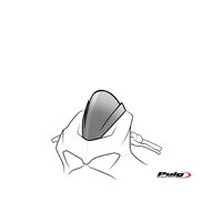 Puig Z-Racing Screen For Honda CBR500R (2013 - 2015) - Dark Smoke