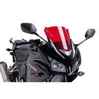 Puig Z-Racing Screen For Honda CBR500R (2013 - 2015) - Red