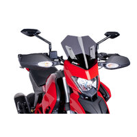 Puig New Generation Sport Screen Compatible With Ducati Hypermotard 821/SP/939/SP (Dark Smoke)