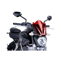 Puig New Generation Sport Screen For Yamaha MT-07 2014 - 2017 (Red)