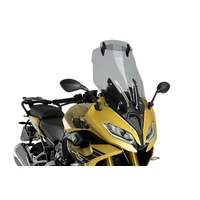Puig Touring Plus Windshield With Visor For BMW R1200RS/ R1250RS (Smoke)