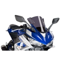 Puig Z-Racing Screen For Yamaha YZF-R3 2015 - 2018 (Dark Smoke)