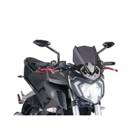 Puig New Generation Sport Screen For Yamaha MT-125 (2014 - 2019) - Dark Smoke