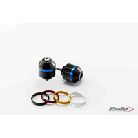 Puig Short Bar Ends With Rim For Various Yamaha Models (Black)