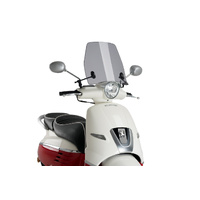 Puig Trafic Screen For Peugeot Django Heritage 50/125/150 (2016 - Onwards) - Smoke