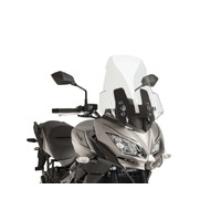 Puig Touring Screen Compatible With Kawasaki Versys 650/1000 (Clear)