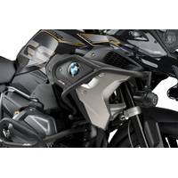 Puig Upper Engine Guards For BMW R1200GS / R1250GS Models (Black)