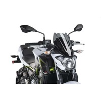 Puig New Generation Sport Screen Compatible With Kawasaki Z650 2017-2019 (Dark Smoke)
