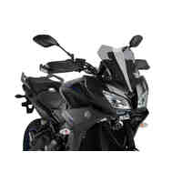 Puig Sport Screen To Suit Yamaha MT-09 Tracer / GT (2018 - Onwards) - Light Smoke