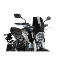 Puig New Generation Sport Screen For Honda CB125R/300R Neo Sports Cafe (2018 - Onwards) - Black