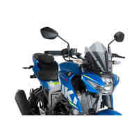 Puig New Generation Sport Screen For Suzuki GSX-S125 2017 - Onwards (Light Smoke)