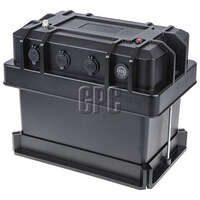 Thunder Heavy Duty Battery Box With Base and Tie Down Straps