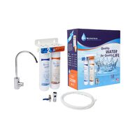 AquaPlus Twin Quick Change Under Sink Drinking Filtration System