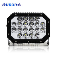 LED  Spot Light 6" Aurora Quad Driving Light Heavy Duty Machine Work Light