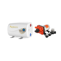 Aqueous MK2 Water Heater (10L 240v) + Pressure Pump 12V (9Lmin) SEAFLO 42 Series
