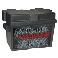Thumper Battery Box for Solar , Electric Fence , AGM Deep Cycle 12v 24v Batteries