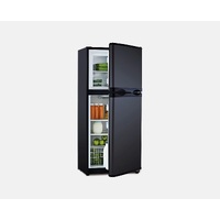 BUSHMAN DC190L Black Compressor Fridge