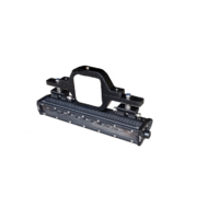 RAVEN350RVP - 350mm Slim Dual Row BAR light , hitch mount, slide brackets and loom1.