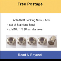 M10 1.5 Anti Theft Security Lock Nut For Led Light Bar IPF Spot light Aurora
